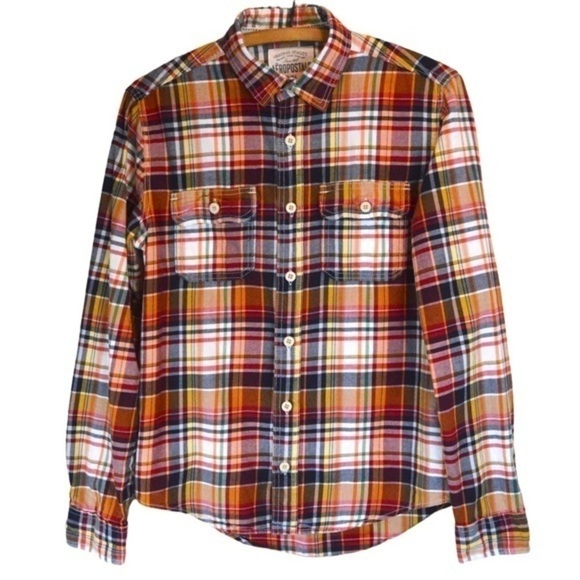 Aeropostale Retro Plaid Button Down Soft Cotton Shirt, Size Small - Picture 1 of 10
